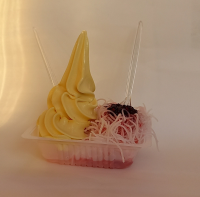 فالوده با بستنی زعفرانی