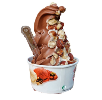 شیری شکلاتی لیوانی با فندق