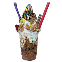 بستنی لیوانی ویژه با مغز