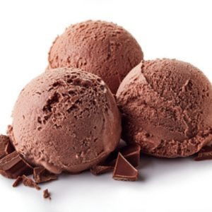 بستنی اسکوپ شکلات تکه