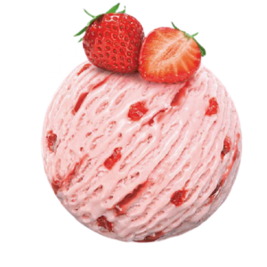 بستنی اسکوپ توت فرنگی